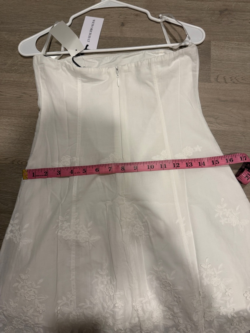 NWT WeWoreWhat Strapless Mini Dress - Picture 9 of 10